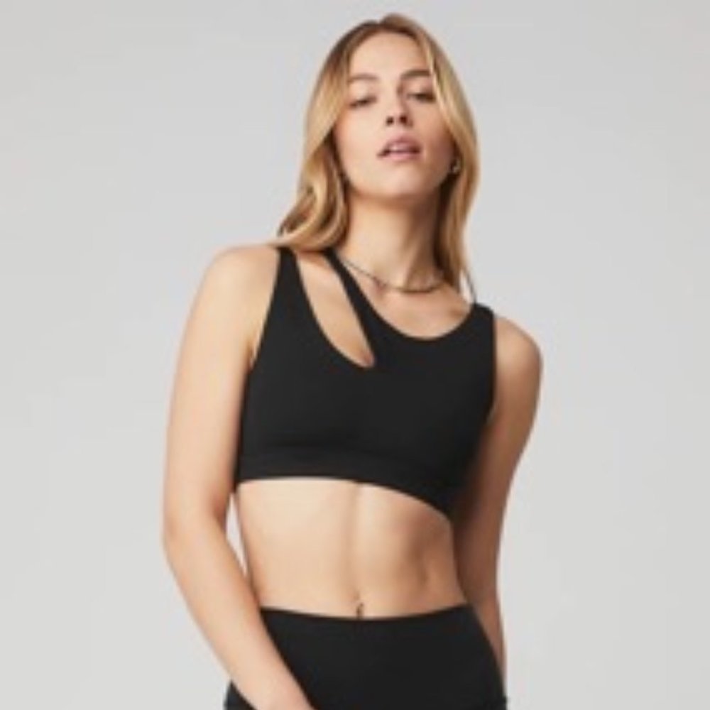 ALO Peak Bra, Black